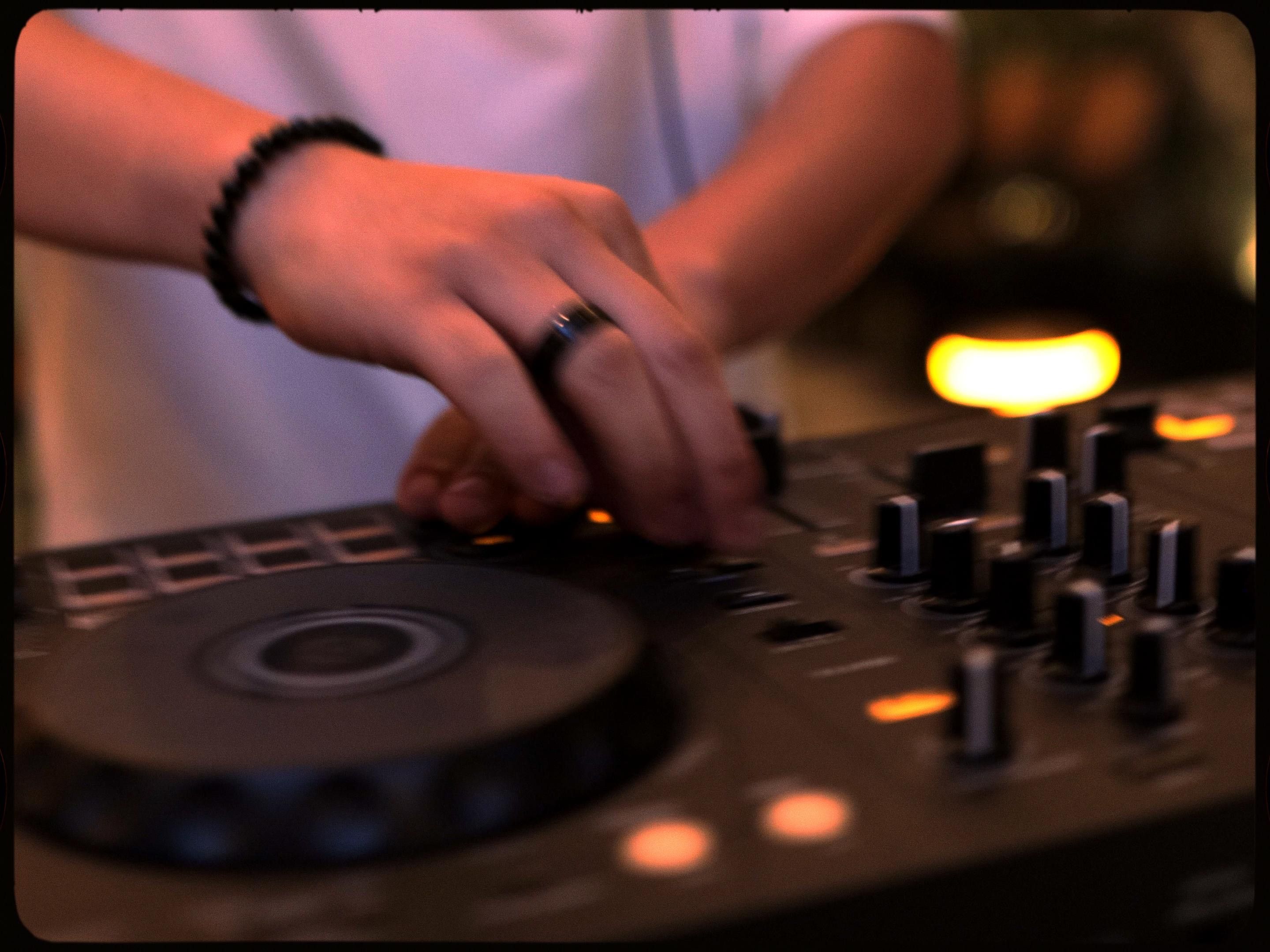 Hands on the controller